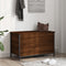vidaXL - Opbergbankje - 80x42,5x50 - cm - bewerkt - hout - bruin - eikenkleur