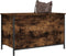 vidaXL - Opbergbankje - 80x42,5x50 - cm - bewerkt - hout - gerookt - eikenkleurig