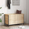 vidaXL - Opbergbankje - 80x42,5x50 - cm - bewerkt - hout - sonoma - eikenkleurig