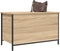 vidaXL - Opbergbankje - 80x42,5x50 - cm - bewerkt - hout - sonoma - eikenkleurig