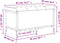 vidaXL - Opbergbankje - 82x42x45 - cm - bewerkt - hout - bruin - eikenkleur