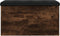 vidaXL - Opbergbankje - 82x42x45 - cm - bewerkt - hout - gerookt - eikenkleurig
