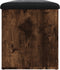 vidaXL - Opbergbankje - 82x42x45 - cm - bewerkt - hout - gerookt - eikenkleurig