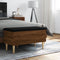 vidaXL - Opbergbankje - 82x42x46 - cm - bewerkt - hout - bruin - eikenkleur