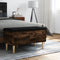 vidaXL - Opbergbankje - 82x42x46 - cm - bewerkt - hout - gerookt - eikenkleurig
