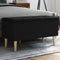 vidaXL - Opbergbankje - 82x42x46 - cm - bewerkt - hout - zwart