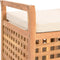 vidaXL - Opbergbankje - 93x49x49 - cm - massief - walnotenhout