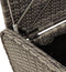 vidaXL - Opbergbankje - met - kussen - 115x51x52 - cm - poly - rattan - grijs