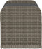 vidaXL - Opbergbankje - met - kussen - 115x51x52 - cm - poly - rattan - grijs