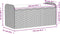 vidaXL - Opbergbankje - met - kussen - 115x51x52 - cm - poly - rattan - zwart