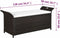 vidaXL - Opbergbankje - met - kussen - 138 - cm - poly - rattan - bruin