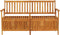vidaXL - Opbergbankje - met - kussen - 148 - cm - massief - acaciahout