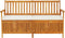 vidaXL - Opbergbankje - met - kussen - 148 - cm - massief - acaciahout