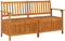 vidaXL - Opbergbankje - met - kussen - 148 - cm - massief - acaciahout