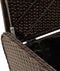vidaXL - Opbergbankje - met - kussen - 80x51x52 - cm - poly - rattan - bruin