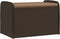 vidaXL - Opbergbankje - met - kussen - 80x51x52 - cm - poly - rattan - bruin