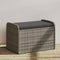 vidaXL - Opbergbankje - met - kussen - 80x51x52 - cm - poly - rattan - grijs