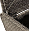 vidaXL - Opbergbankje - met - kussen - 80x51x52 - cm - poly - rattan - grijs