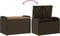 vidaXL - Opbergbankje - met - kussen - 80x51x52 - cm - poly - rattan - bruin