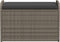 vidaXL - Opbergbankje - met - kussen - 80x51x52 - cm - poly - rattan - grijs