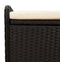 vidaXL - Opbergbankje - met - kussen - 80x51x52 - cm - poly - rattan - zwart