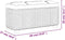 vidaXL - Opbergbankjes - 2 - st - met - bruin - kussen - 69 - cm - kattenstaart