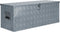 vidaXL - Opbergbox - 100x55x37 - cm - aluminium - zwart