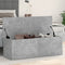 vidaXL - Opbergbox - 102x35x35 - cm - bewerkt - hout - betongrijs
