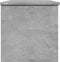 vidaXL - Opbergbox - 102x35x35 - cm - bewerkt - hout - betongrijs