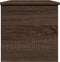 vidaXL - Opbergbox - 102x35x35 - cm - bewerkt - hout - bruin - eikenkleur