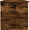 vidaXL - Opbergbox - 102x35x35 - cm - bewerkt - hout - gerookt - eikenkleurig