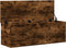 vidaXL - Opbergbox - 102x35x35 - cm - bewerkt - hout - gerookt - eikenkleurig