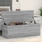 vidaXL - Opbergbox - 102x35x35 - cm - bewerkt - hout - grijs - sonoma - eikenkleurig
