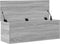 vidaXL - Opbergbox - 102x35x35 - cm - bewerkt - hout - grijs - sonoma - eikenkleurig