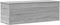 vidaXL - Opbergbox - 102x35x35 - cm - bewerkt - hout - grijs - sonoma - eikenkleurig