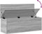 vidaXL - Opbergbox - 102x35x35 - cm - bewerkt - hout - grijs - sonoma - eikenkleurig