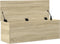 vidaXL - Opbergbox - 102x35x35 - cm - bewerkt - hout - sonoma - eikenkleurig