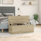 vidaXL - Opbergbox - 102x35x35 - cm - bewerkt - hout - sonoma - eikenkleurig