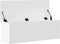 vidaXL - Opbergbox - 102x35x35 - cm - bewerkt - hout - wit