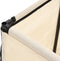 vidaXL - Opbergbox - 105x34,5x45 - cm - stof - crèmekleurig