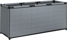 vidaXL - Opbergbox - 105x34,5x45 - cm - stof - grijs