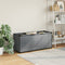 vidaXL - Opbergbox - 105x34,5x45 - cm - stof - grijs