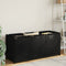 vidaXL - Opbergbox - 105x34,5x45 - cm - stof - zwart