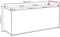 vidaXL - Opbergbox - 105x34,5x45 - cm - stof - zwart