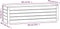 vidaXL - Opbergbox - 109x36,5x33 - cm - massief - grenenhout