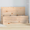 vidaXL - Opbergbox - 109x36,5x33 - cm - massief - grenenhout