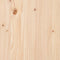 vidaXL - Opbergbox - 109x36,5x33 - cm - massief - grenenhout