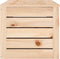 vidaXL - Opbergbox - 109x36,5x33 - cm - massief - grenenhout