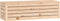 vidaXL - Opbergbox - 109x36,5x33 - cm - massief - grenenhout