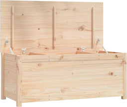 vidaXL - Opbergbox - 110x50x45,5 - cm - massief - grenenhout